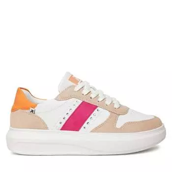 Кроссовки Rieker W1200-80 White Combination, цветной/бежевый