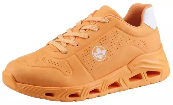 Кроссовки Rieker, веганское мастерство, повседневная обувь, полуботинки, туфли на шнуровке, белый