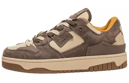 Кроссовки RIFUGIO VO' Stylish Skateboarding Shoes Unisex Low-top Coffee, цвет Coffee