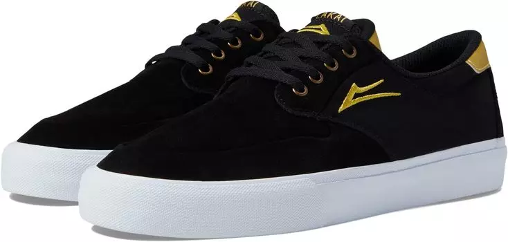Кроссовки Riley 3 Lakai, цвет Black/Gold Suede