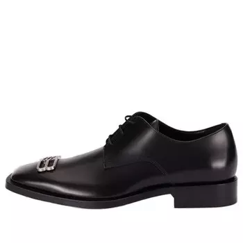 Кроссовки rim derby leather shoes 'black' Balenciaga, черный