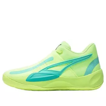 Кроссовки rise nitro 'electric peppermint' Puma, зеленый