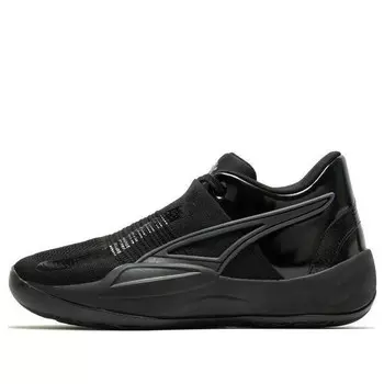 Кроссовки rise nitro the flash 'black grey' Puma, черный