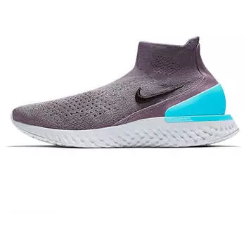 Кроссовки rise react flyknit 'gunsmoke' Nike, мультиколор