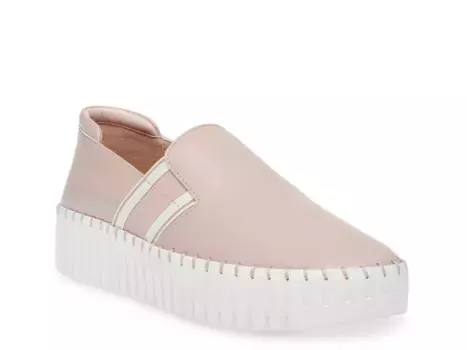 Кроссовки Rise Up Platform Sneaker Anne Klein, серо-коричневый