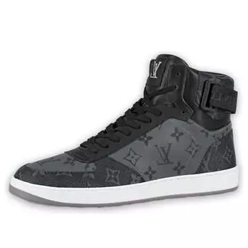 Кроссовки rivoli ankle sneakers 'grey monogram' Louis Vuitton, серый