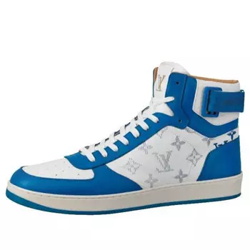 Кроссовки rivoli sneakers 'white blue' Louis Vuitton, синий