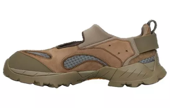 Кроссовки ROA Rozes Panelled Sneakers, коричневый