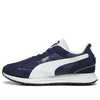 Кроссовки road rider 'navy white' Puma, синий