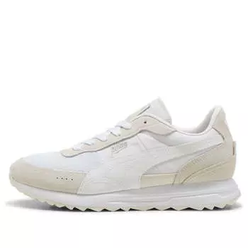 Кроссовки road rider suede 'white vapor grey' Puma, белый