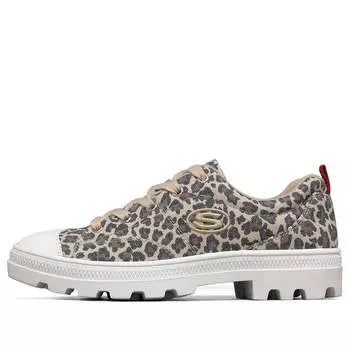 Кроссовки roadies low-top canvas shoe leopard/grey Skechers, серый