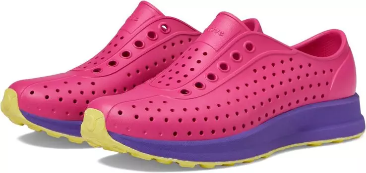 Кроссовки Robbie Sugarlite Native Shoes Kids, цвет Radberry Pink/Ultra Violet/Morning Speckle Rubber