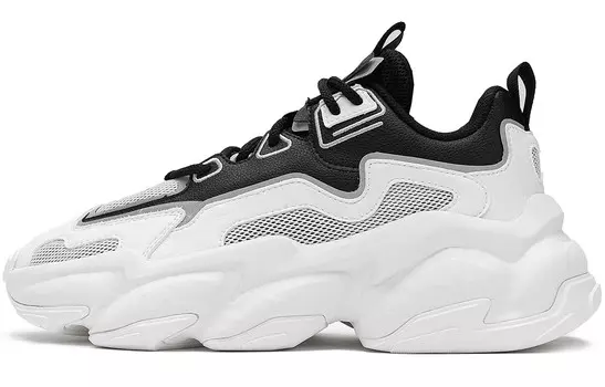 Кроссовки Rock Formation Series Chunky женские с низким верхом, черные/белые/серые Starter