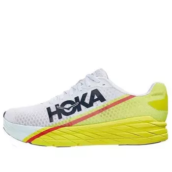 Кроссовки rocket x 'white evening primrose' Hoka One One, белый