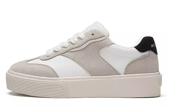 Кроссовки Rockfish Skateboarding Shoes Women's Low-top White, хаки
