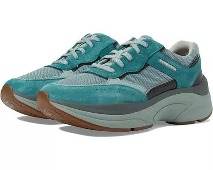 Кроссовки Rockport Prowalker Lace-Up, цвет Verdigris Suede/Textile Eco