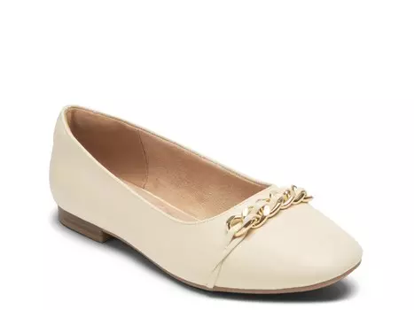 Кроссовки Rockport с верхом из гладкой кожи, бежевый