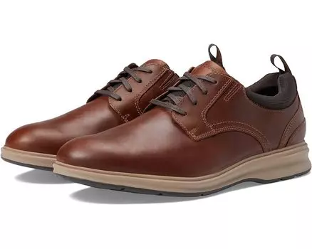 Кроссовки Rockport Total Motion City Plain Toe, цвет Leather Brown