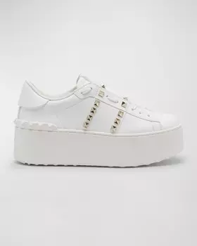 Кроссовки Rockstud без названия на платформе Valentino Garavani
