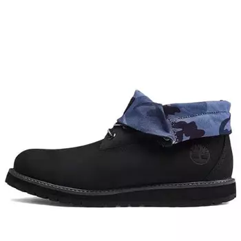 Кроссовки roll top boots basic 'black blue camouflage' Timberland, черный
