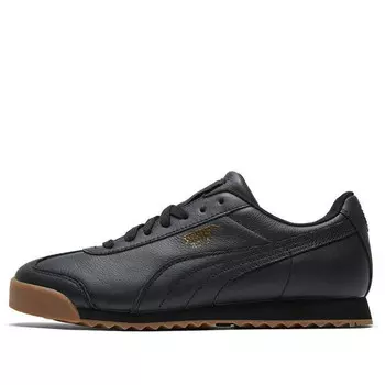 Кроссовки roma classic 'black gum' Puma, черный