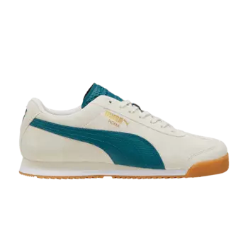 Кроссовки Roma Suede 'Alpine Snow Cold Green', кремовый