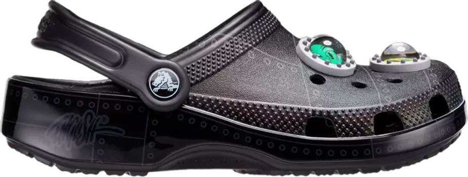 Кроссовки Ron English x Classic Clog Kids Area 54 - Black, черный
