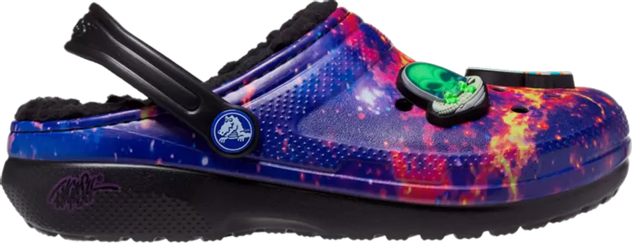 Кроссовки Ron English x Classic Lined Clog Kids Area 54 - Galaxy, разноцветный