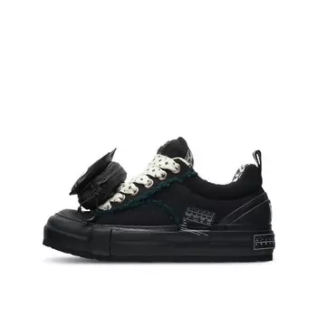 Кроссовки Ron English X Universal Studios X xVESSEL Skateboarding Shoes Unisex Low-top Black, черный