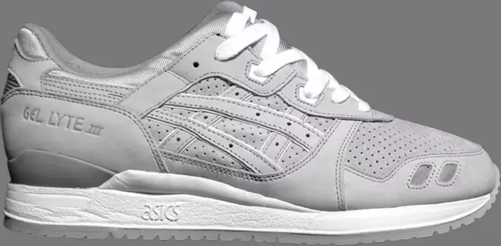 Кроссовки ronnie fieg x nice kicks x gel lyte 3 Asics, серый