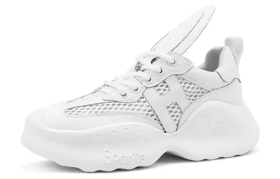 Кроссовки rosa bianca Chunky Sneakers Women's Low-top, белый/черный