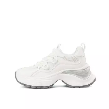 Кроссовки rosa bianca Chunky Sneakers Women's Low-top, серебряный