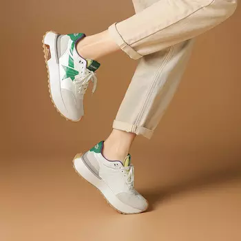 Кроссовки rosa bianca Chunky Sneakers Women's Low-top, зеленый