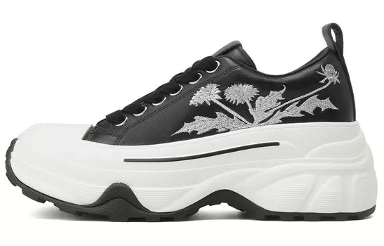 Кроссовки rosa bianca Chunky Sneakers Women's Low-top, черный/серебряный