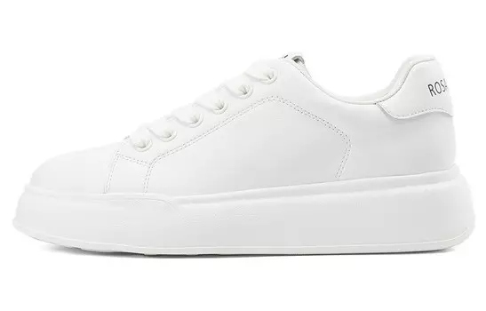 Кроссовки rosa bianca Skateboarding Shoes Women's Low-top White, белый