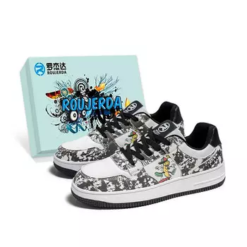 Кроссовки ROUJERDA Rogerda Skateboarding Shoes Men Low-top, зеленый