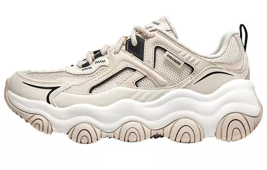 Кроссовки Rover X Chunky женские низкие бежевые Skechers