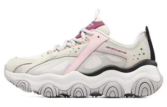 Кроссовки Rover X Chunky женские низкие, натуральный цвет/розовый Skechers