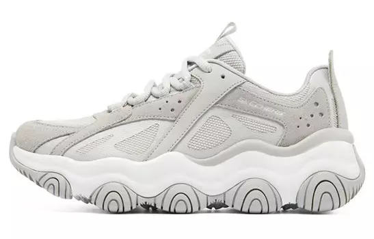 Кроссовки Rover X Chunky женские низкие светло-серые Skechers