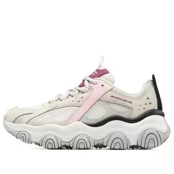 Кроссовки rover x 'grey pink' Skechers, серый