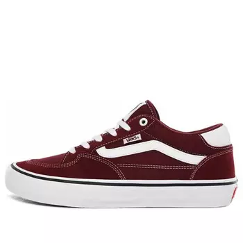 Кроссовки rowan pro wine red Vans, красный