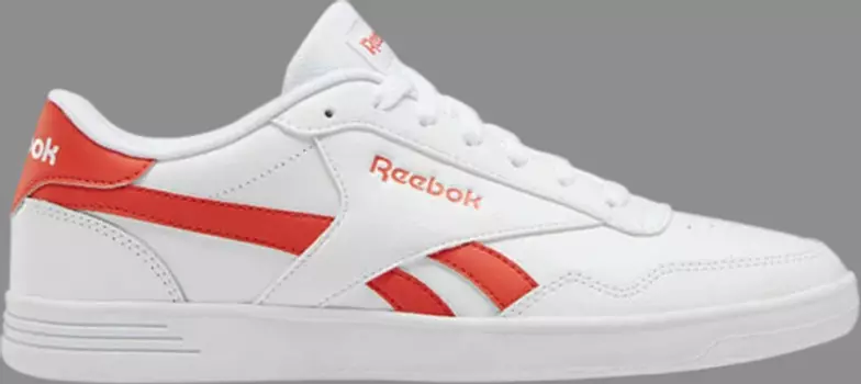 Кроссовки royal techque t 'white vivid orange' Reebok, белый