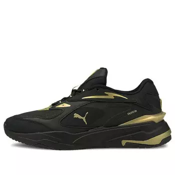 Кроссовки rs-fast metal v2 'black team gold' Puma, черный