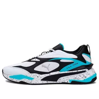 Кроссовки rs-fast nano 'white teal speckled' Puma, синий