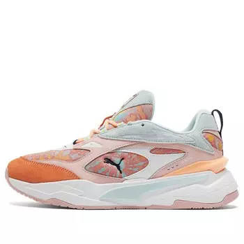 Кроссовки rs-fast 'tie dye - peachskin blue glow' Puma, розовый