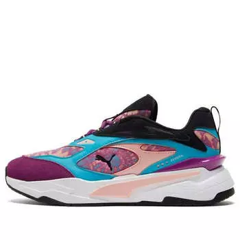Кроссовки rs-fast 'tie dye - scuba blue byzantium' Puma, синий