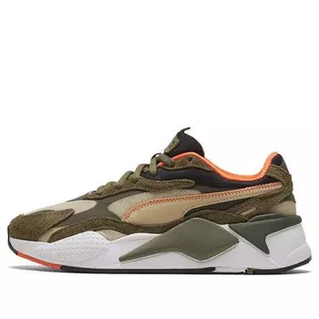 Кроссовки rs-x3 'camo' Puma, хаки