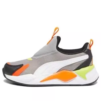 Кроссовки rs-x3 slip-on 'concrete grey rickie orange' Puma, серый