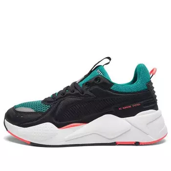 Кроссовки rs-x softcase black green Puma, черный