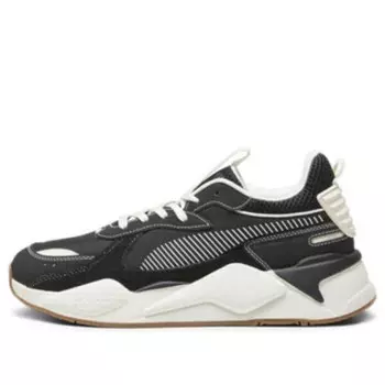Кроссовки rs-x suede 'black alpine snow' Puma, черный